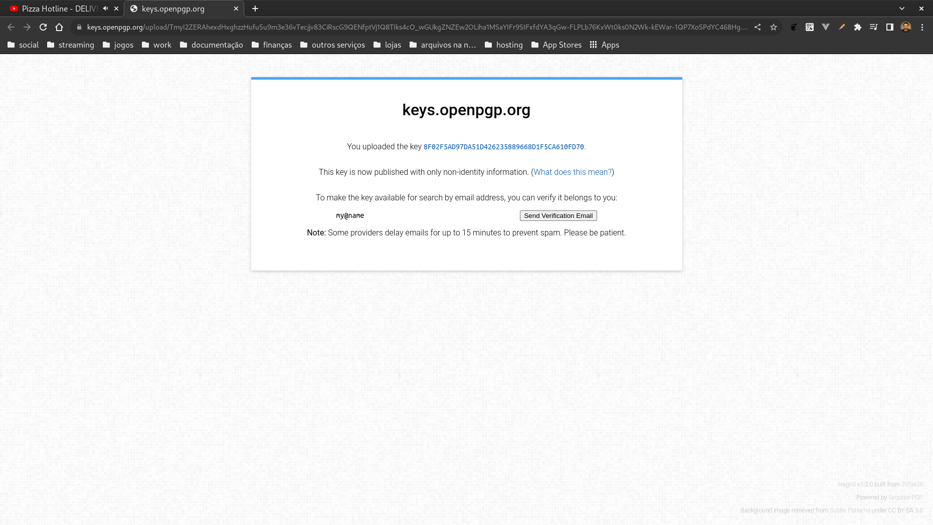 validate key